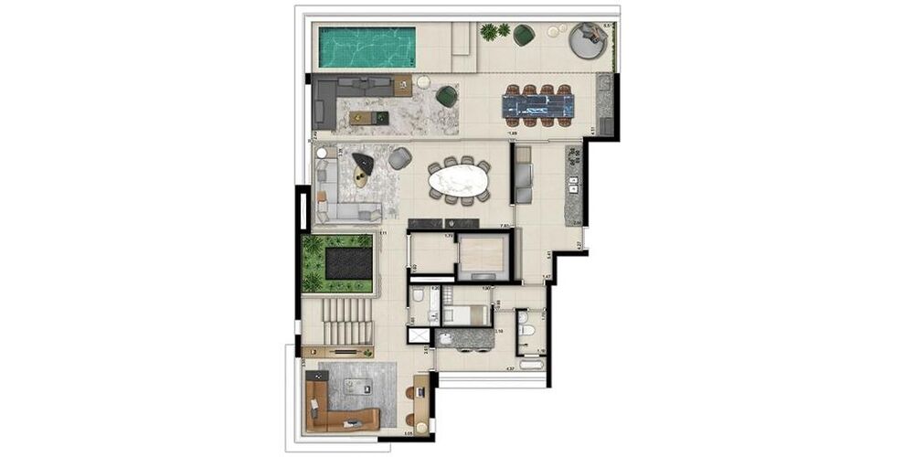 Apartamento, 3 quartos, 245 m² - Foto 6