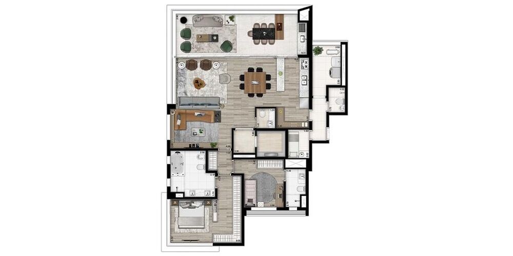 Apartamento, 3 quartos, 245 m² - Foto 12