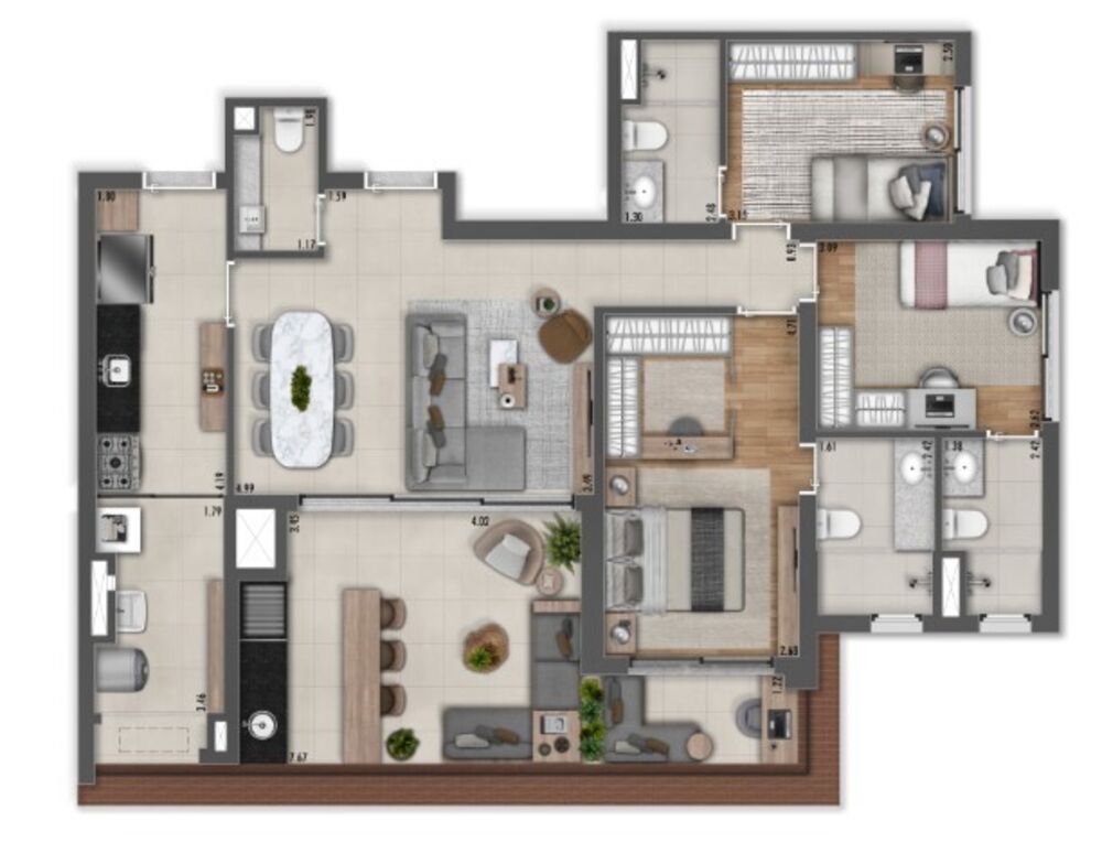 Cobertura, 3 quartos, 162 m² - Foto 11