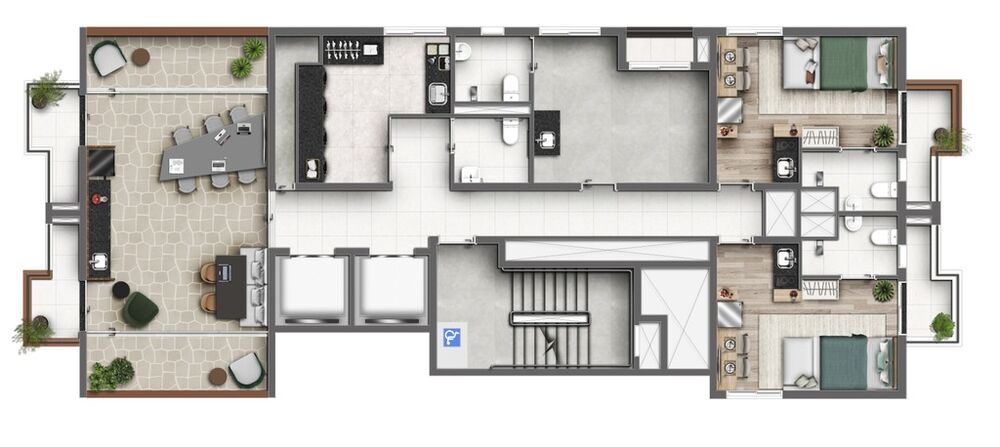 Apartamento, 1 quarto, 55 m² - Foto 2