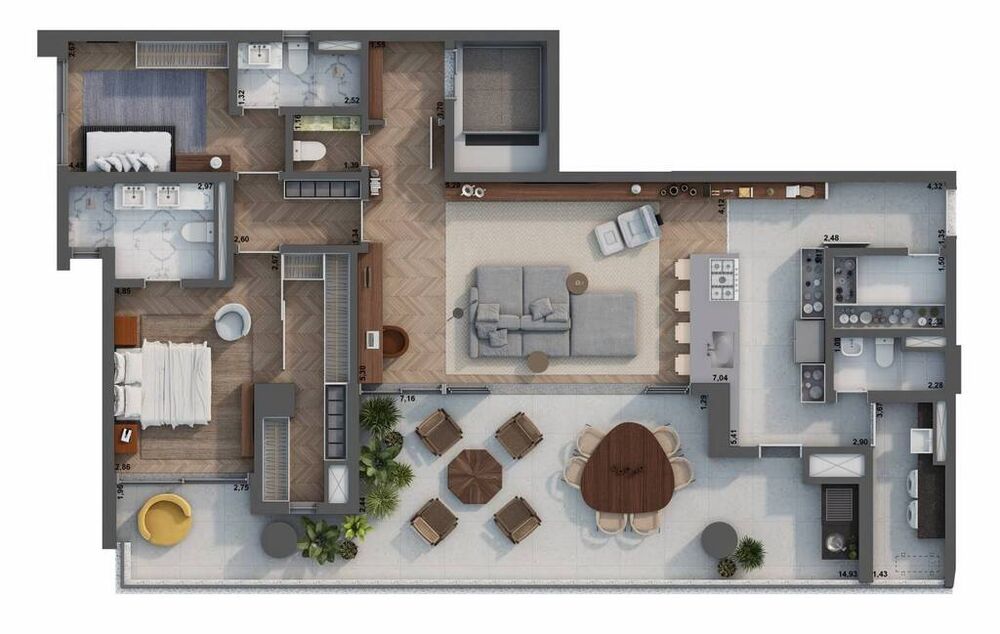 Apartamento, 3 quartos, 178 m² - Foto 6