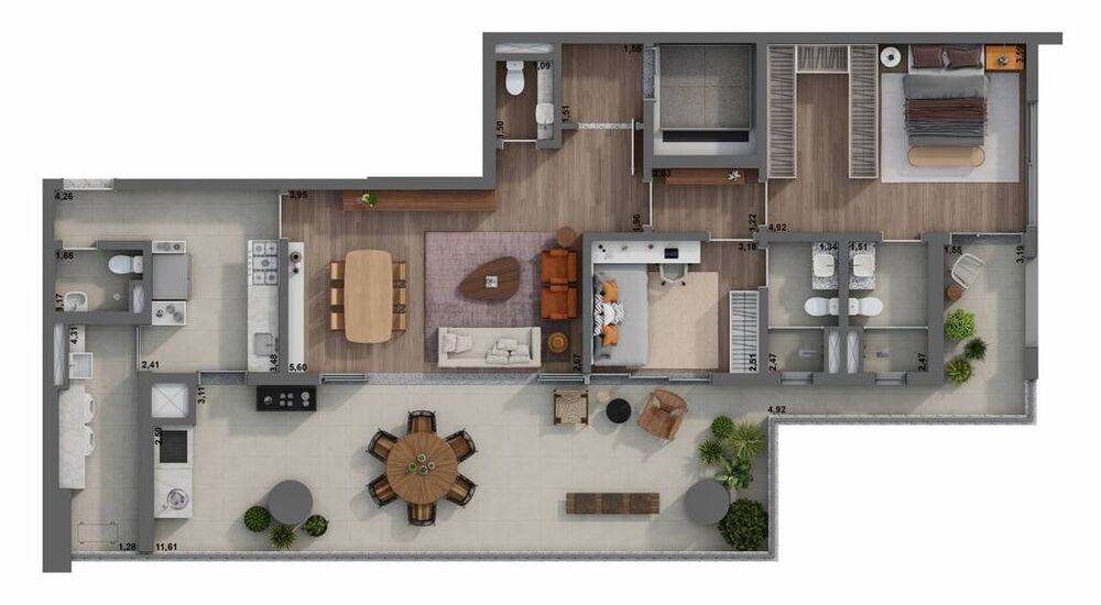Apartamento, 3 quartos, 178 m² - Foto 5