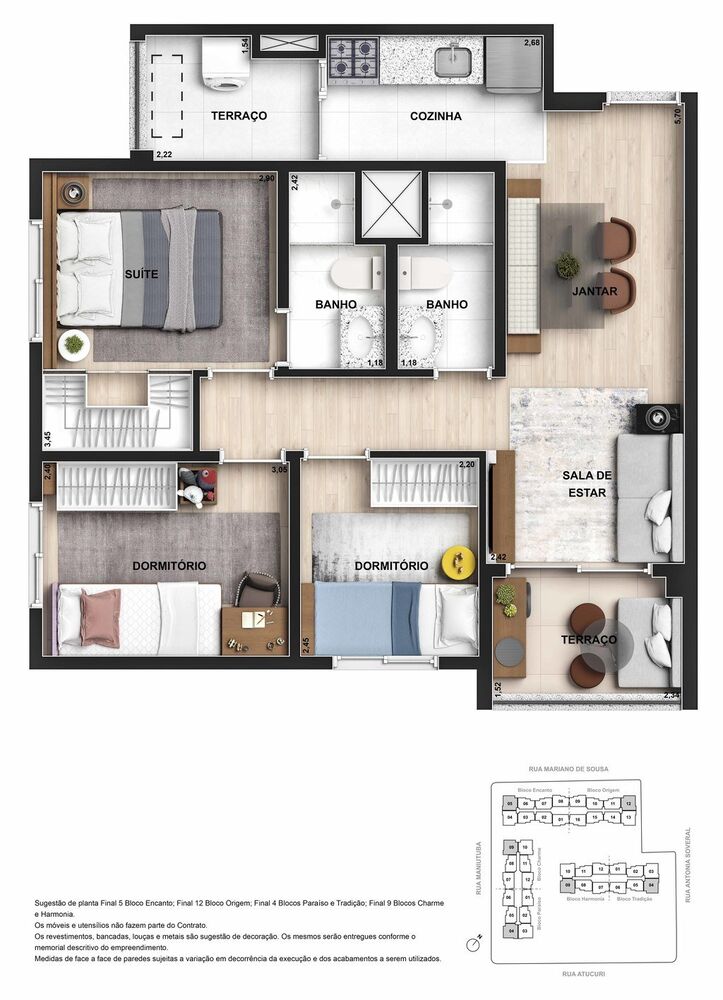 Apartamento, 2 quartos, 68 m² - Foto 15