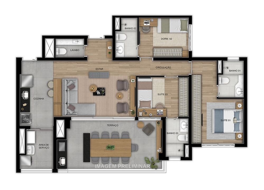 Apartamento à venda com 2 quartos, 67m² - Foto 29