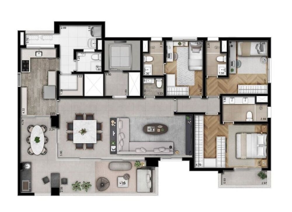 Apartamento, 3 quartos, 153 m² - Foto 25