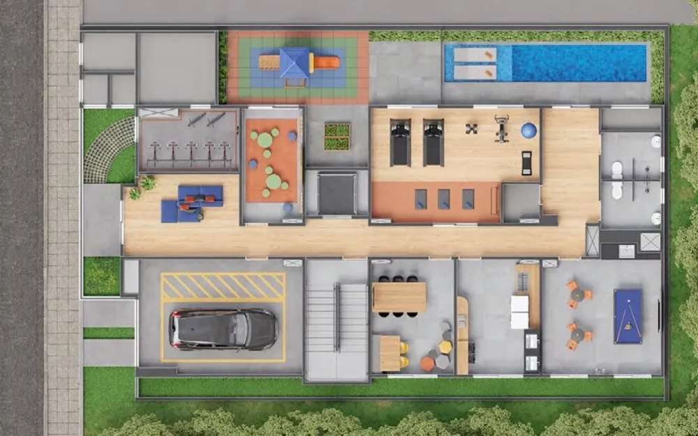 Apartamento, 2 quartos, 34 m² - Foto 3