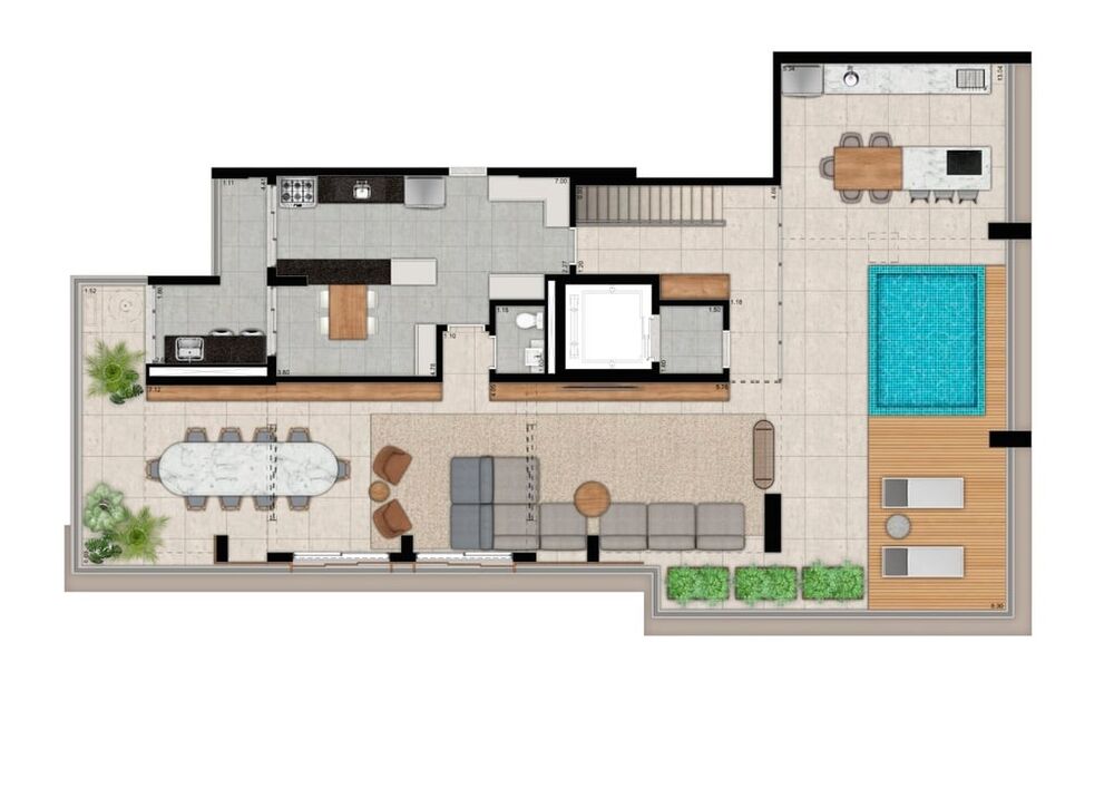 Apartamento, 4 quartos, 206 m² - Foto 8