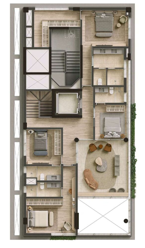 Apartamento, 3 quartos, 237 m² - Foto 2