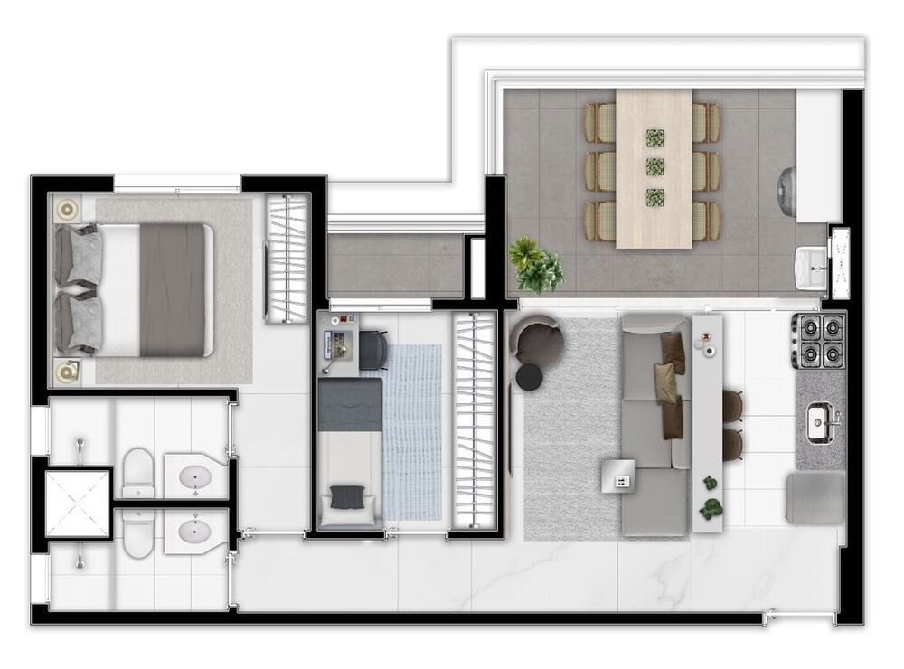 Apartamento, 3 quartos, 111 m² - Foto 2