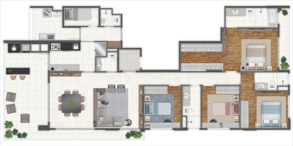 Apartamento, 4 quartos, 163 m² - Foto 5