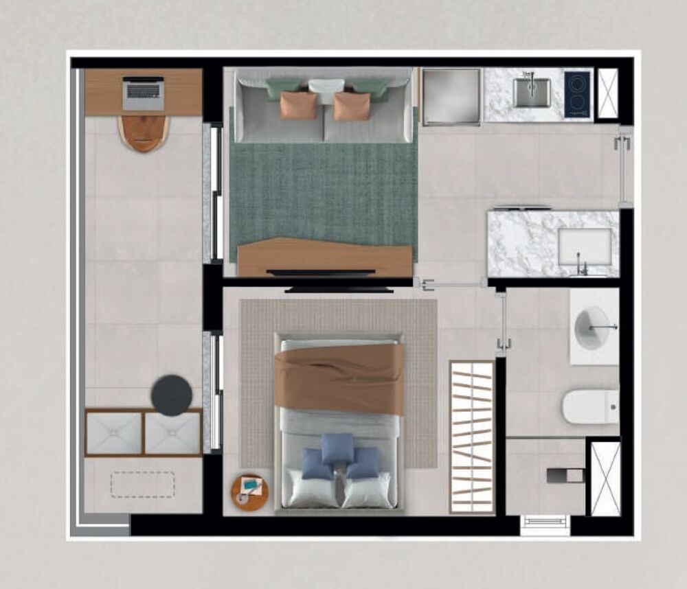 Apartamento, 1 quarto, 30 m² - Foto 13