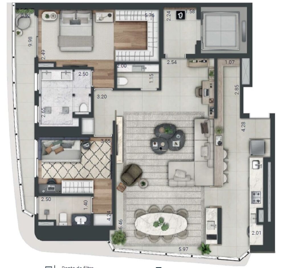 Apartamento, 3 quartos, 244 m² - Foto 29