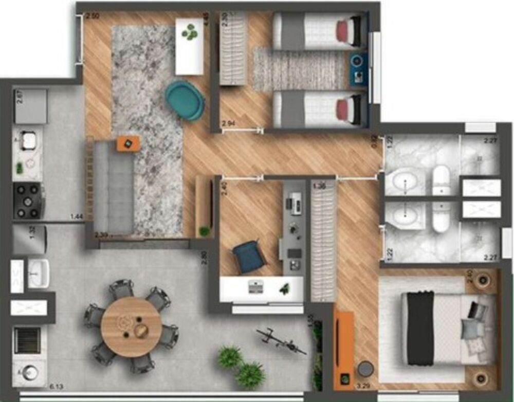 Apartamento, 2 quartos, 63 m² - Foto 22
