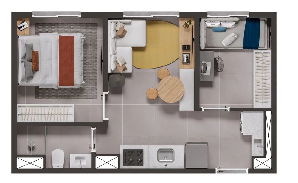 Apartamento, 2 quartos, 50 m² - Foto 7