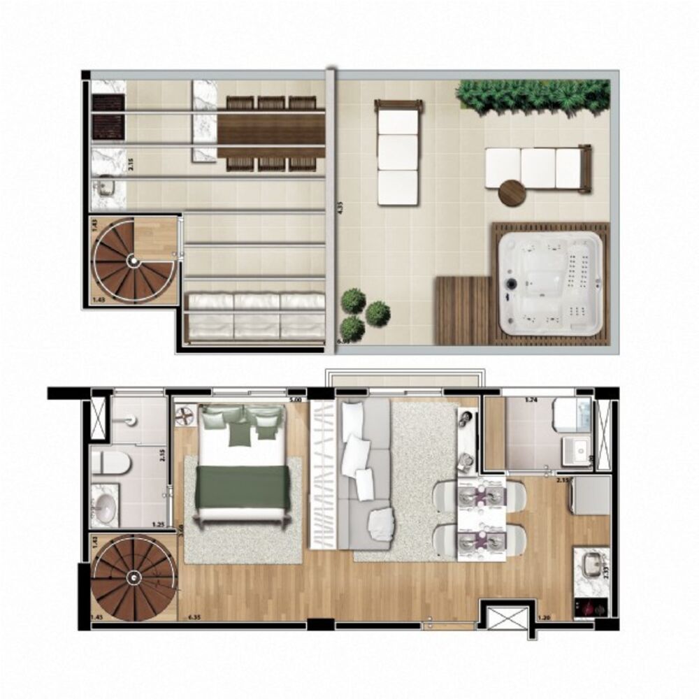 Apartamento, 1 quarto, 40 m² - Foto 12