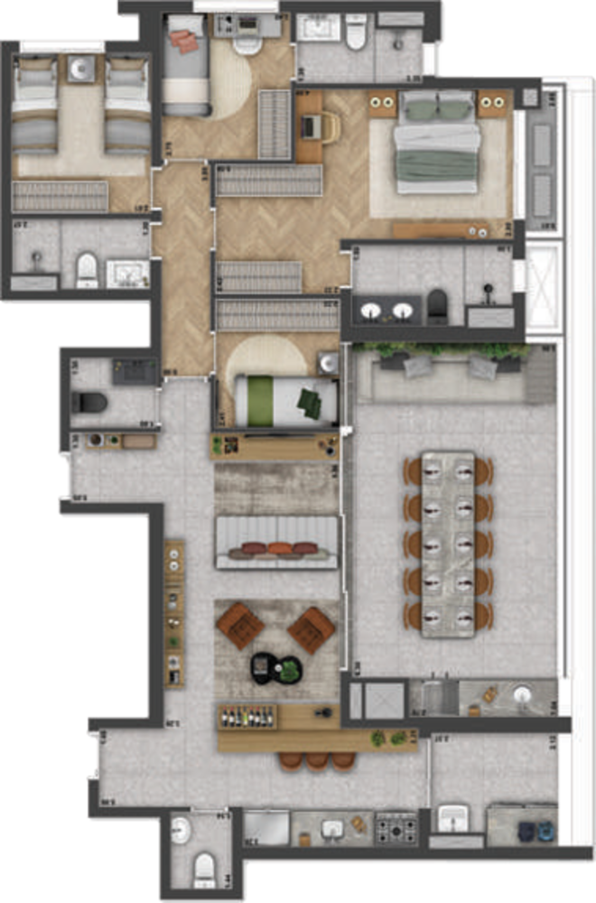 Apartamento, 4 quartos, 142 m² - Foto 4