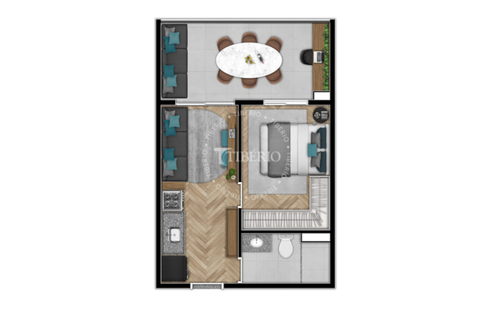 Apartamento, 1 quarto, 34 m² - Foto 7