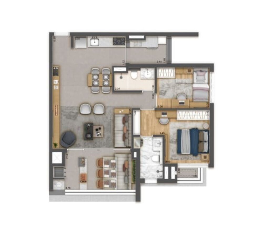 Apartamento, 1 quarto, 27 m² - Foto 11