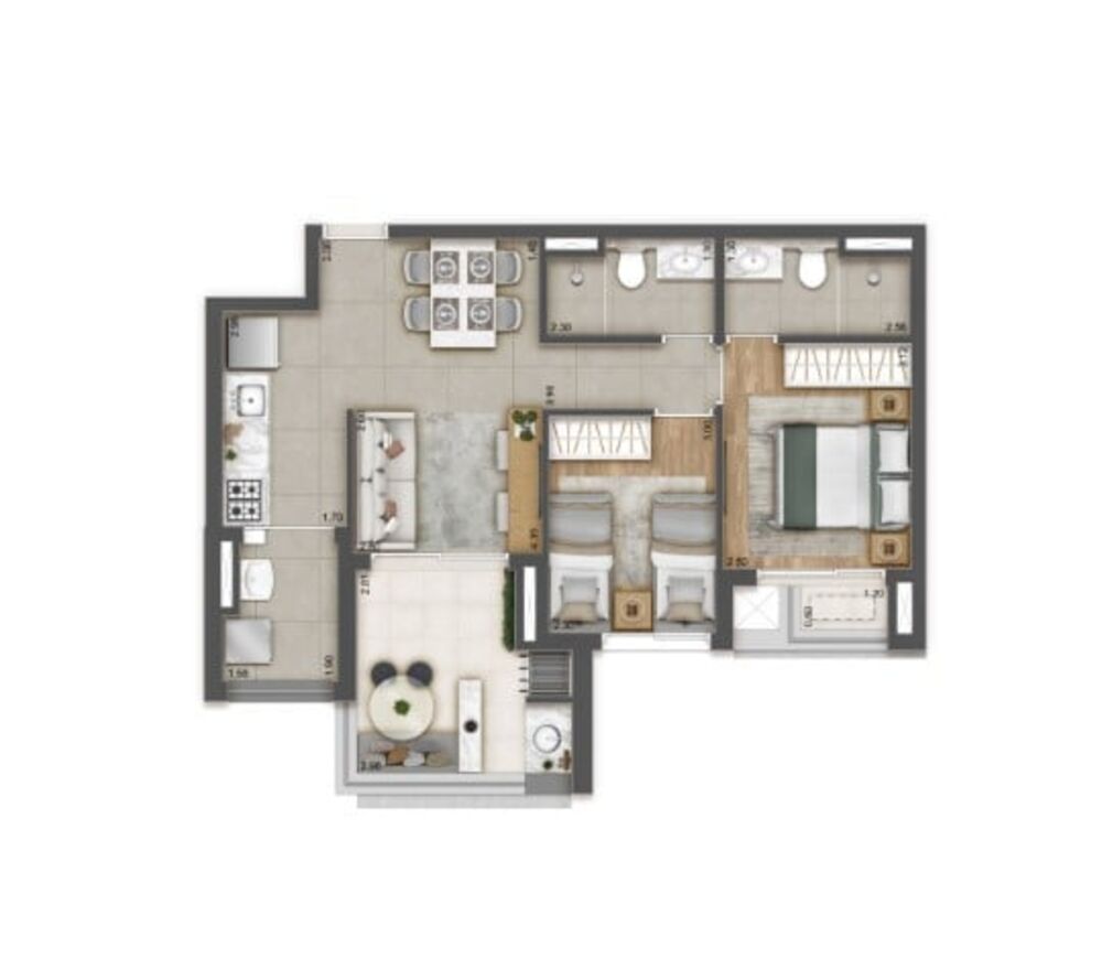 Apartamento, 1 quarto, 27 m² - Foto 5
