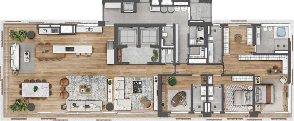 Apartamento, 4 quartos, 355 m² - Foto 28