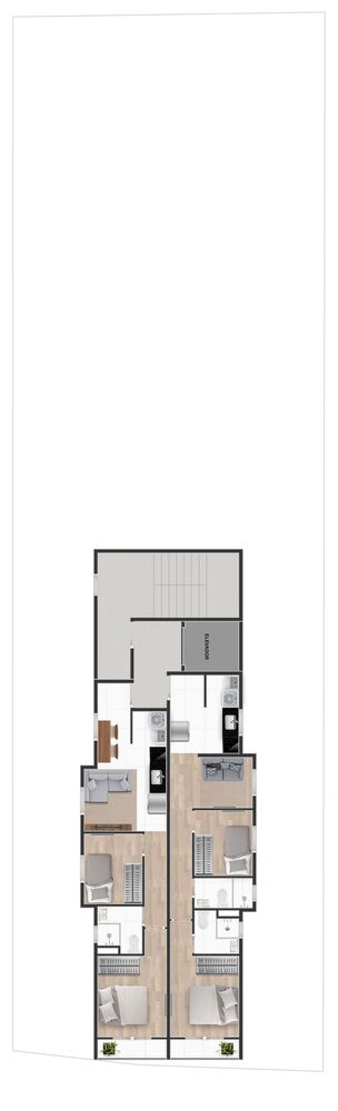 Apartamento, 2 quartos, 46 m² - Foto 1