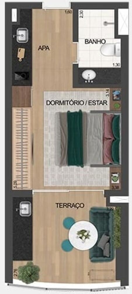 Apartamento, 2 quartos, 66 m² - Foto 35