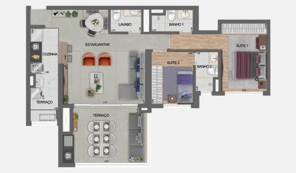 Apartamento, 2 quartos, 63 m² - Foto 18