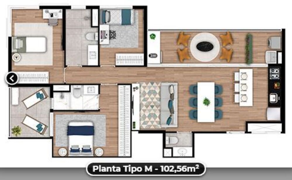 Apartamento, 2 quartos, 77 m² - Foto 16