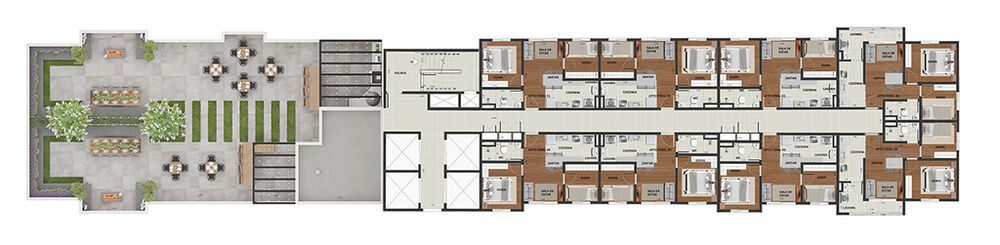 Apartamento, 2 quartos, 33 m² - Foto 11