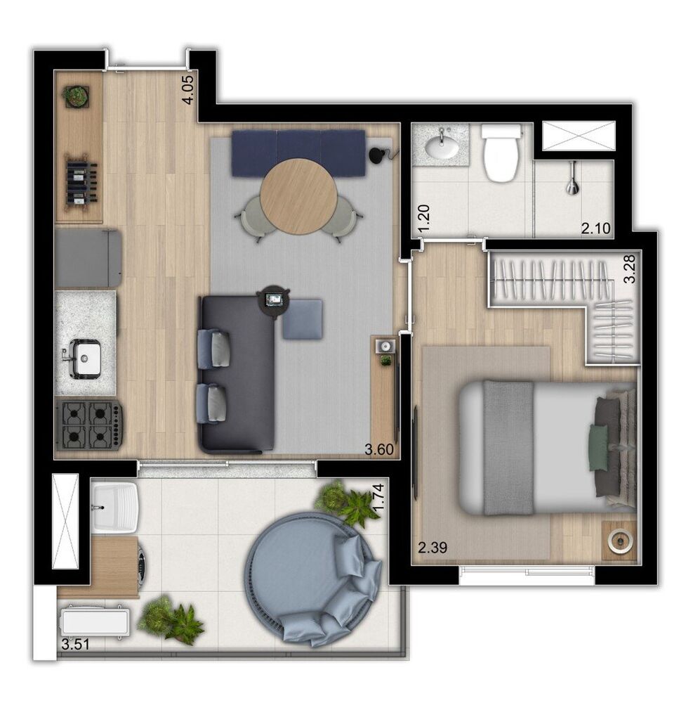 Apartamento, 2 quartos, 49 m² - Foto 17