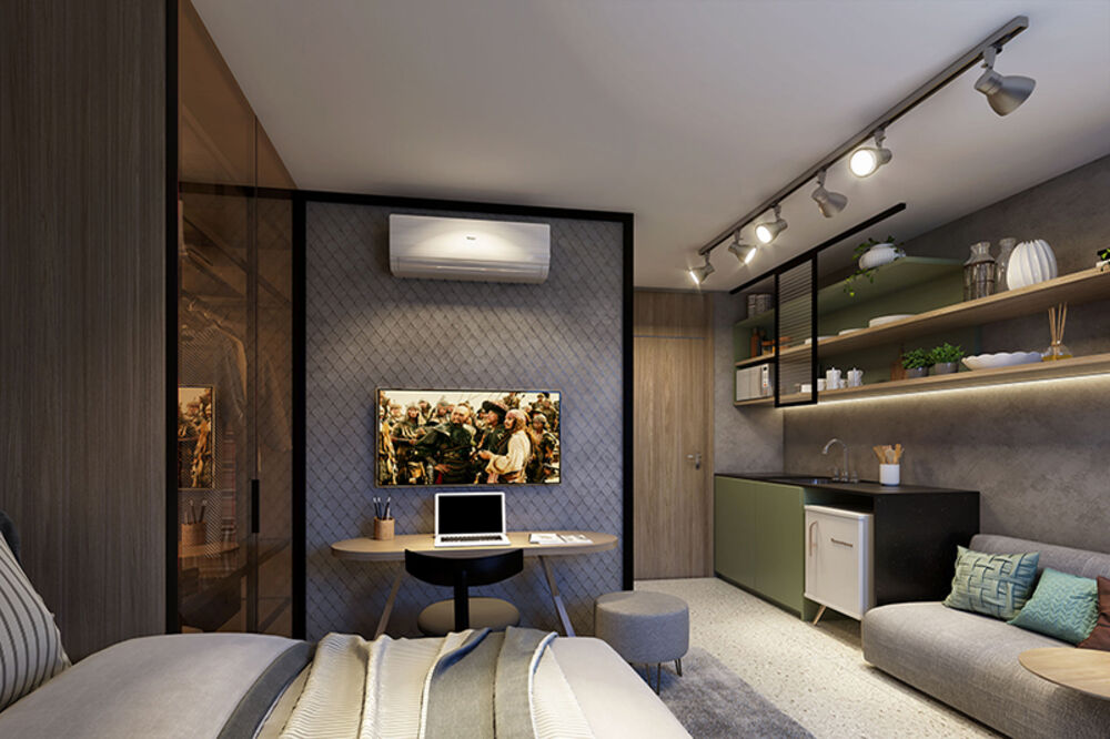 Apartamento, 1 quarto, 17 m² - Foto 3