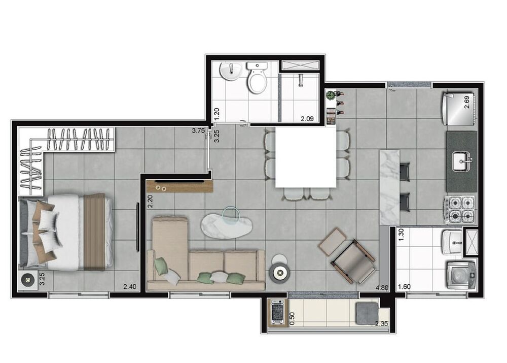 Apartamento, 2 quartos, 41 m² - Foto 18