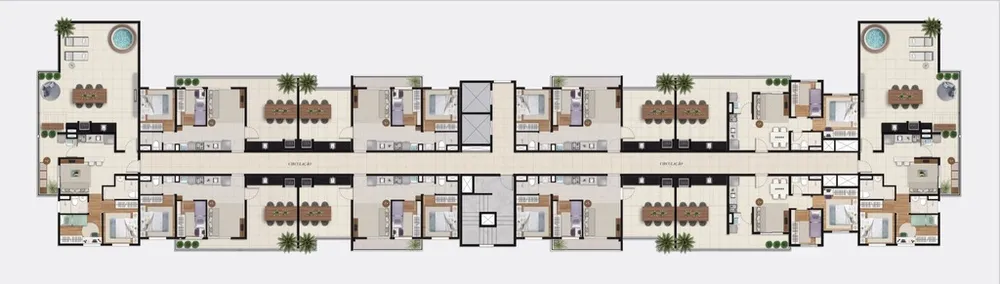 Cobertura, 2 quartos, 56 m² - Foto 9
