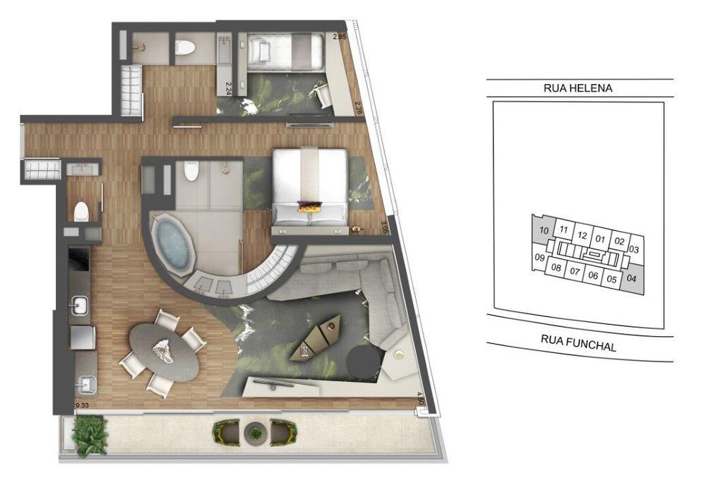 Apartamento, 1 quarto, 68 m² - Foto 5