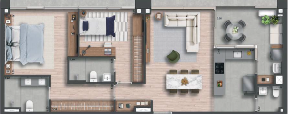 Apartamento, 3 quartos, 134 m² - Foto 16