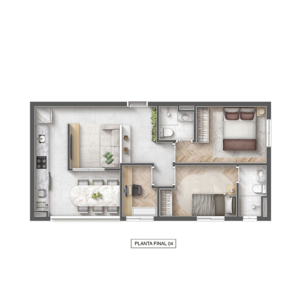 Apartamento, 2 quartos, 39 m² - Foto 35