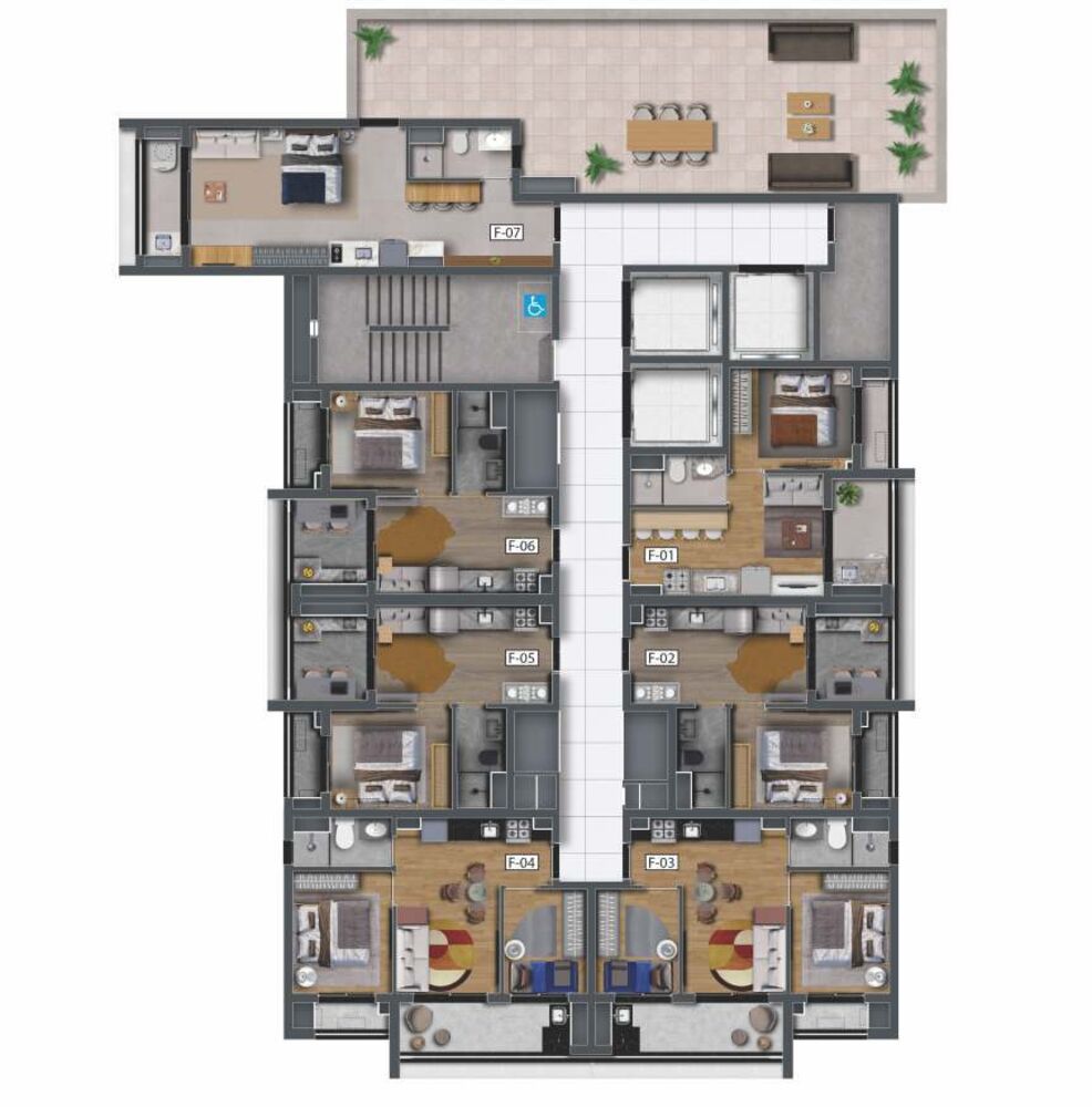 Apartamento à venda com 1 quarto, 36m² - Foto 31