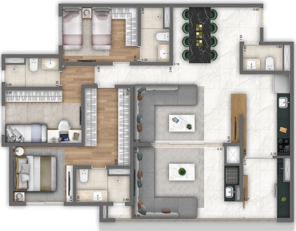 Apartamento, 3 quartos, 100 m² - Foto 18