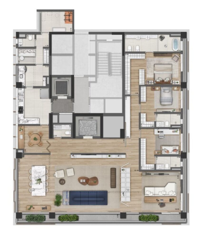 Cobertura, 3 quartos, 484 m² - Foto 6