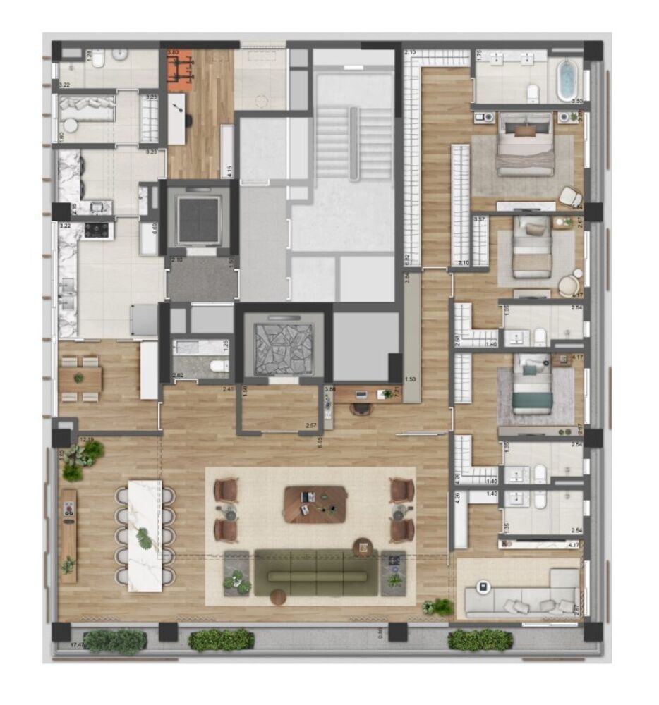 Cobertura, 3 quartos, 484 m² - Foto 13