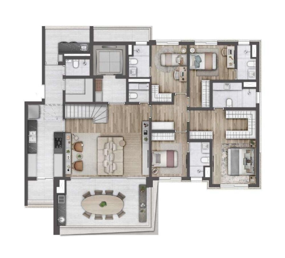 Cobertura, 3 quartos, 305 m² - Foto 5