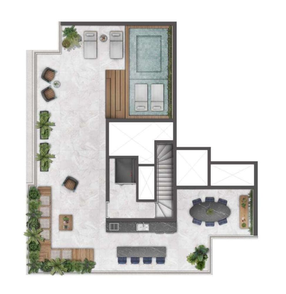 Cobertura, 3 quartos, 305 m² - Foto 12
