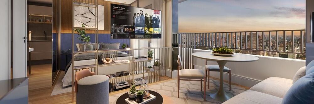 Apartamento, 1 quarto, 64 m² - Foto 1