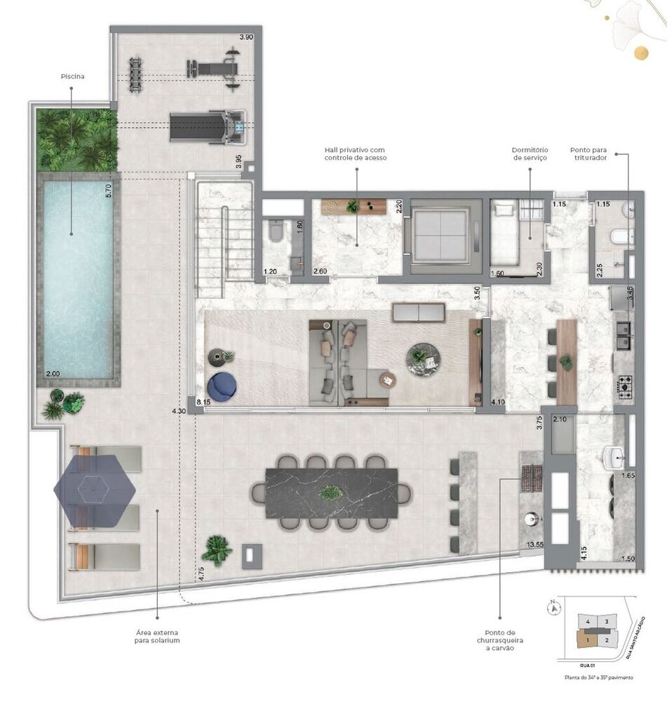 Apartamento, 3 quartos, 169 m² - Foto 24