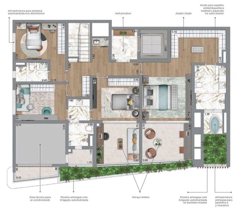 Apartamento, 3 quartos, 169 m² - Foto 44