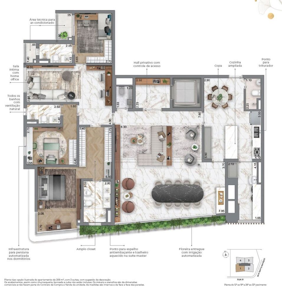 Apartamento, 3 quartos, 169 m² - Foto 12