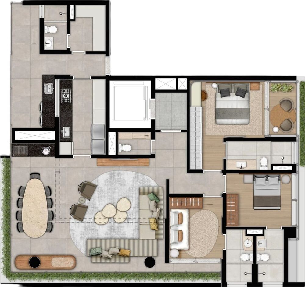 Apartamento, 4 quartos, 194 m² - Foto 10