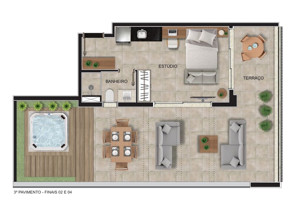 Apartamento, 1 quarto, 76 m² - Foto 11