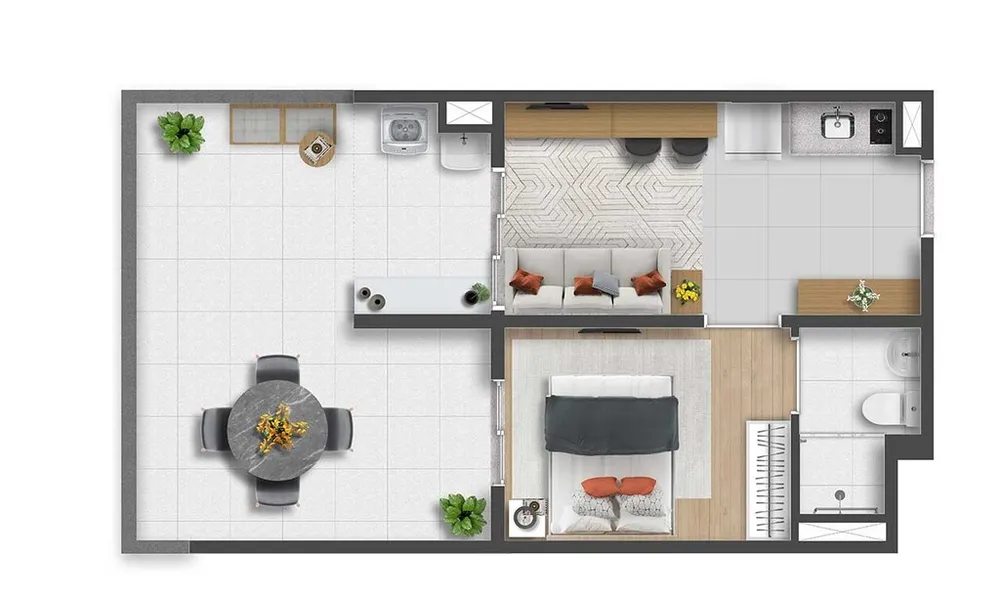 Apartamento, 1 quarto, 25 m² - Foto 5
