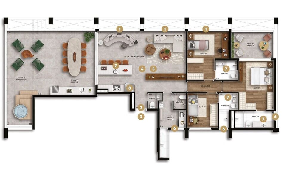 Apartamento, 1 quarto, 57 m² - Foto 26